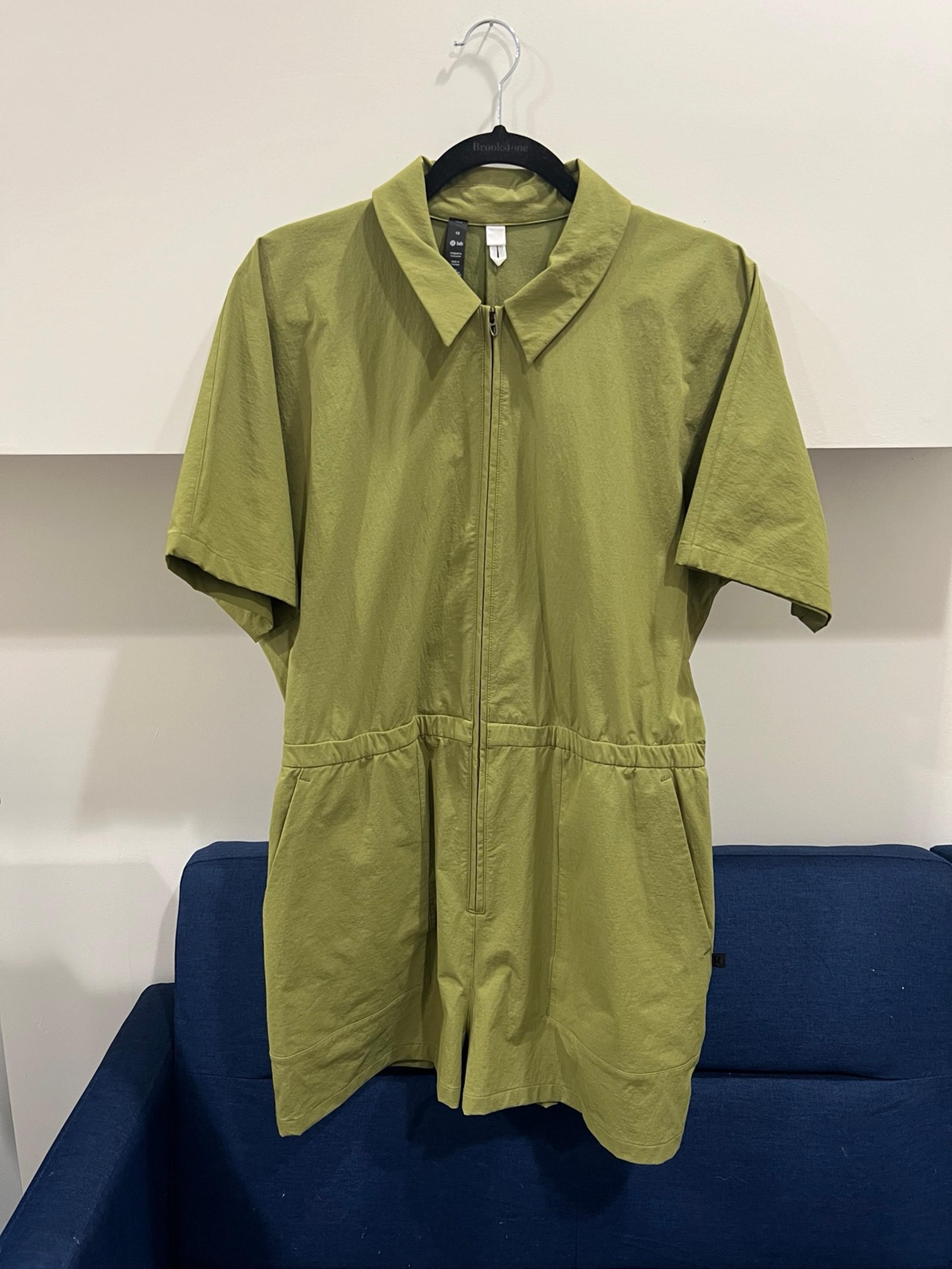 Lululemon Lab Zip-Front Collared Romper