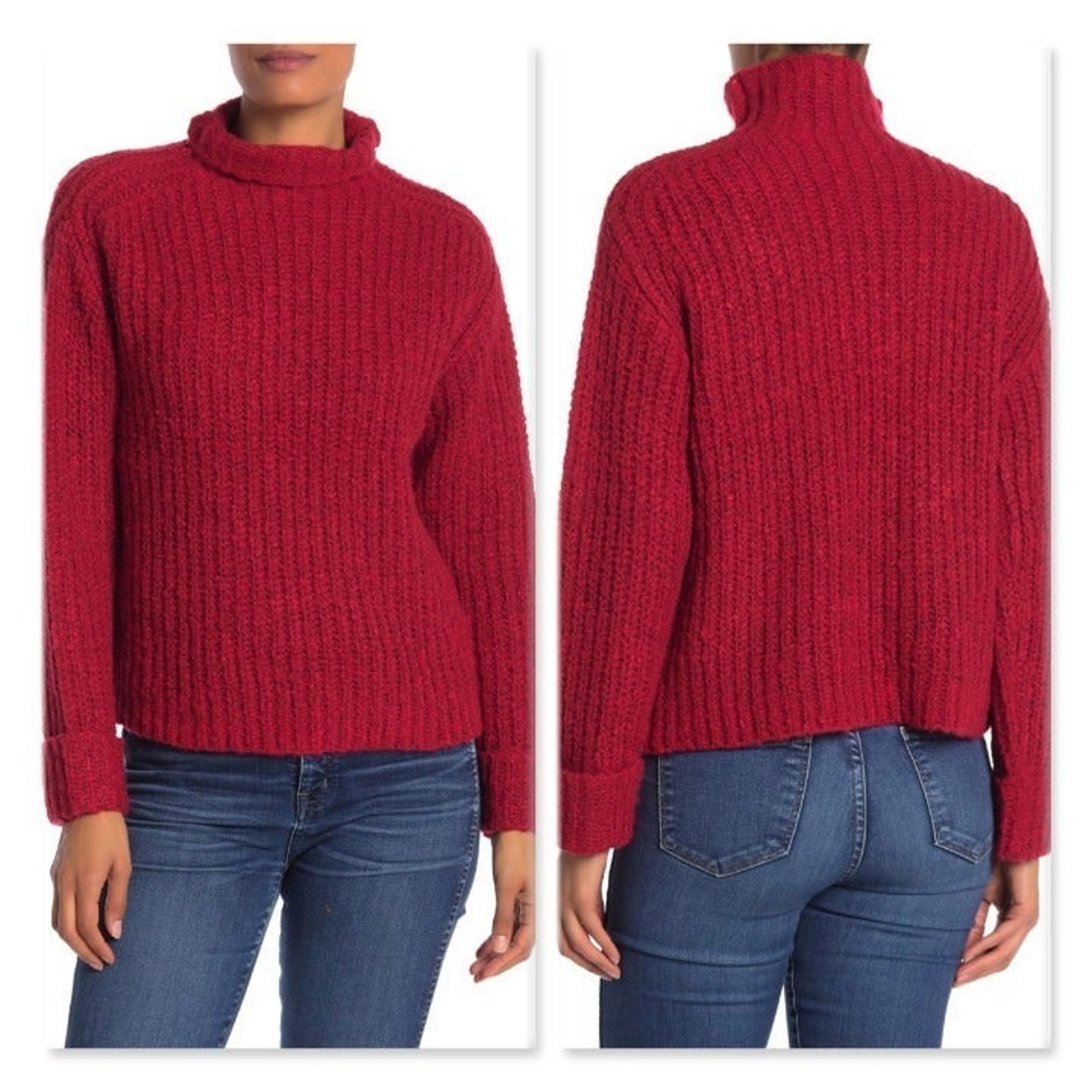 Abound Mock Neck Cozy Knit Pullover