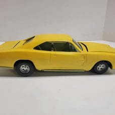 Vintage and RARE Ertl diecast friction toy car called The Stinger which is a 196