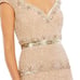 NEW MAC DUGGAL 9089 CAP SLEEVE EMBELLISHED COLUMN GOWN NUDE SIZE 8 598