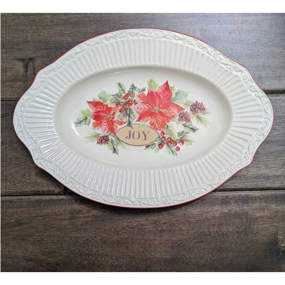 Mikasa top christmas plates