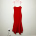 Likely Revolve Square Neck Straps Layered Mermaid Aurora Down Dress Red Size 10