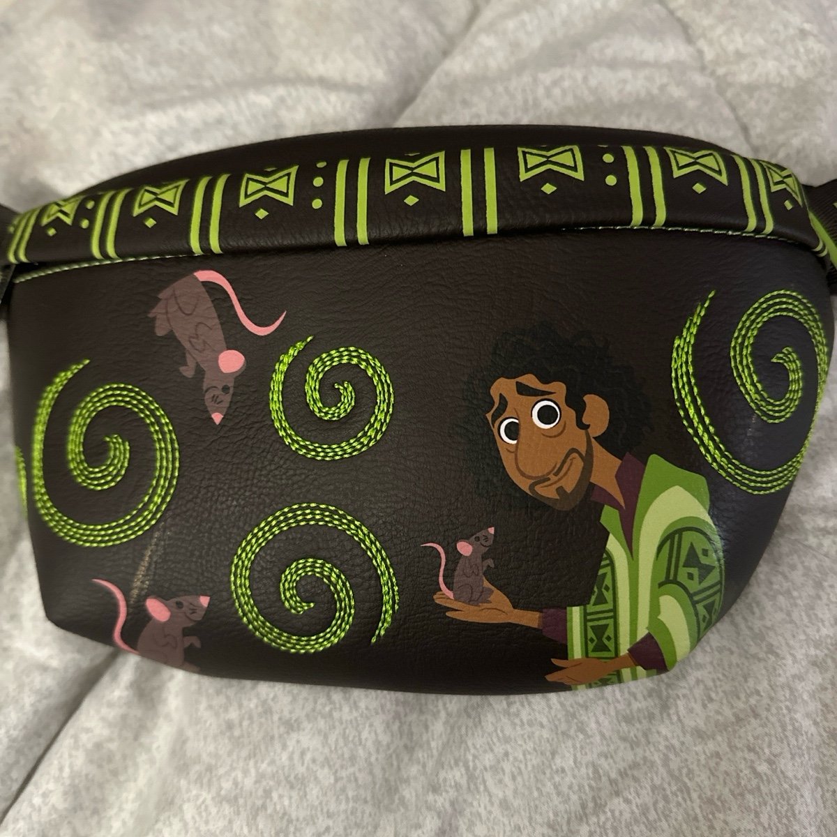 Disney Parks Loungefly Bruno Encanto Glow-in-the-Dark Belt Bag