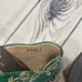 Elite by Corky's Shoes Womens 7 Scroll Leather Heeled Mules Green Brown Tan