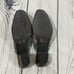 Elite by Corky's Shoes Womens 7 Scroll Leather Heeled Mules Green Brown Tan