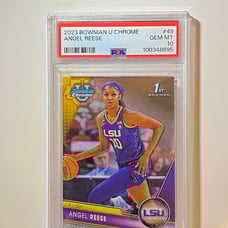 2023 BOWMAN UNIVERSITY CHROME 49 ANGEL REESE PSA 10