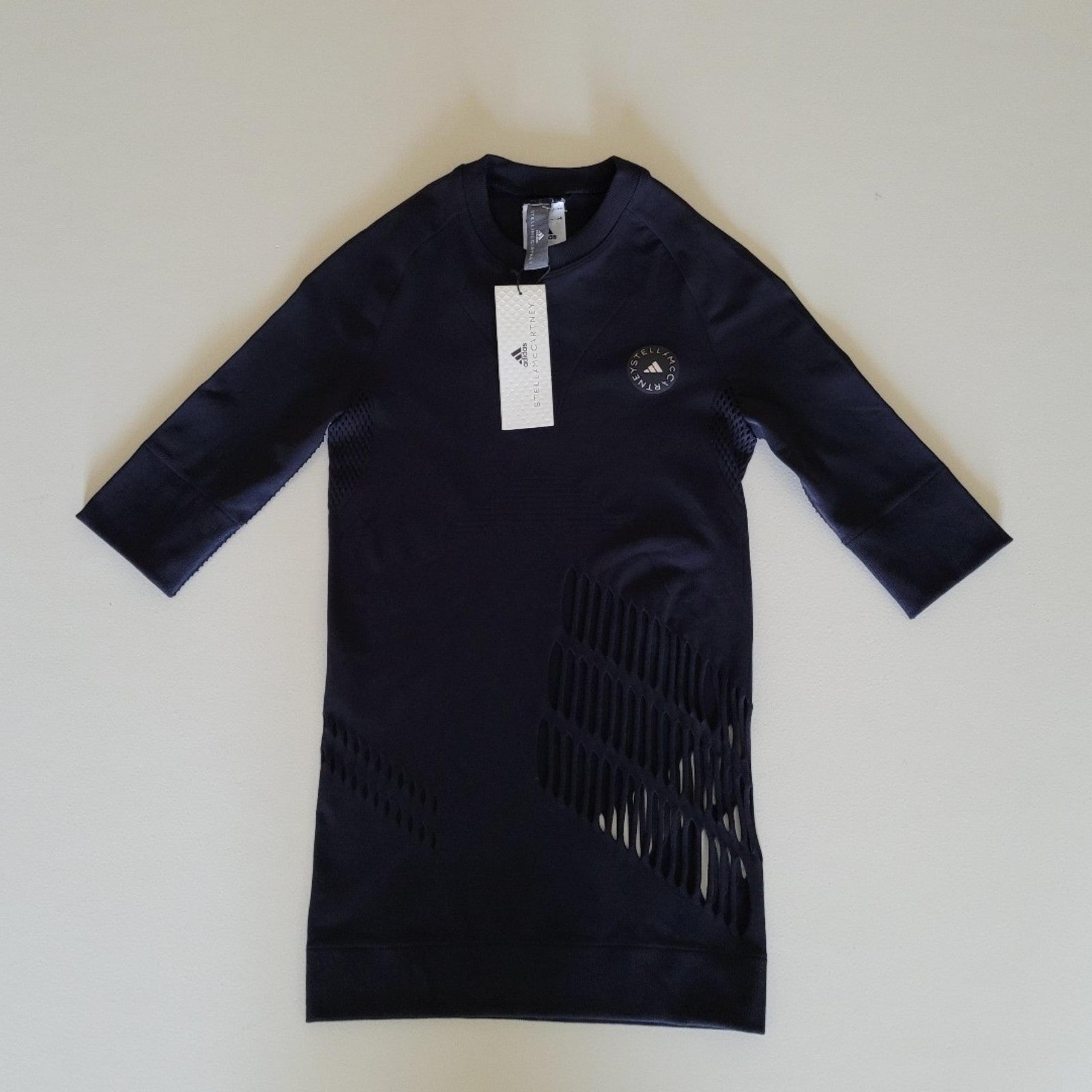 Adidas by Stella McCartney Women's Truestrength Warp Knit Yoga T-shirt Size S