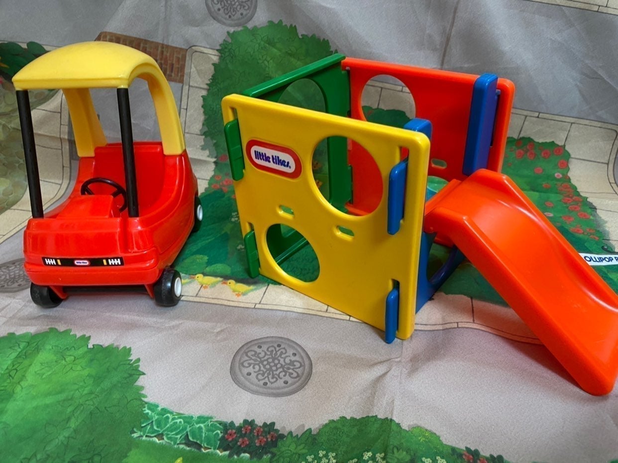 Tikes cozy coupe & gym DOLLhouse tykes toys
