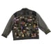 VTG Denim Patchwork Bomber Jacket Custom Jacko’s Original Western Black Size L