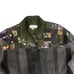 VTG Denim Patchwork Bomber Jacket Custom Jacko’s Original Western Black Size L