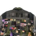 VTG Denim Patchwork Bomber Jacket Custom Jacko’s Original Western Black Size L