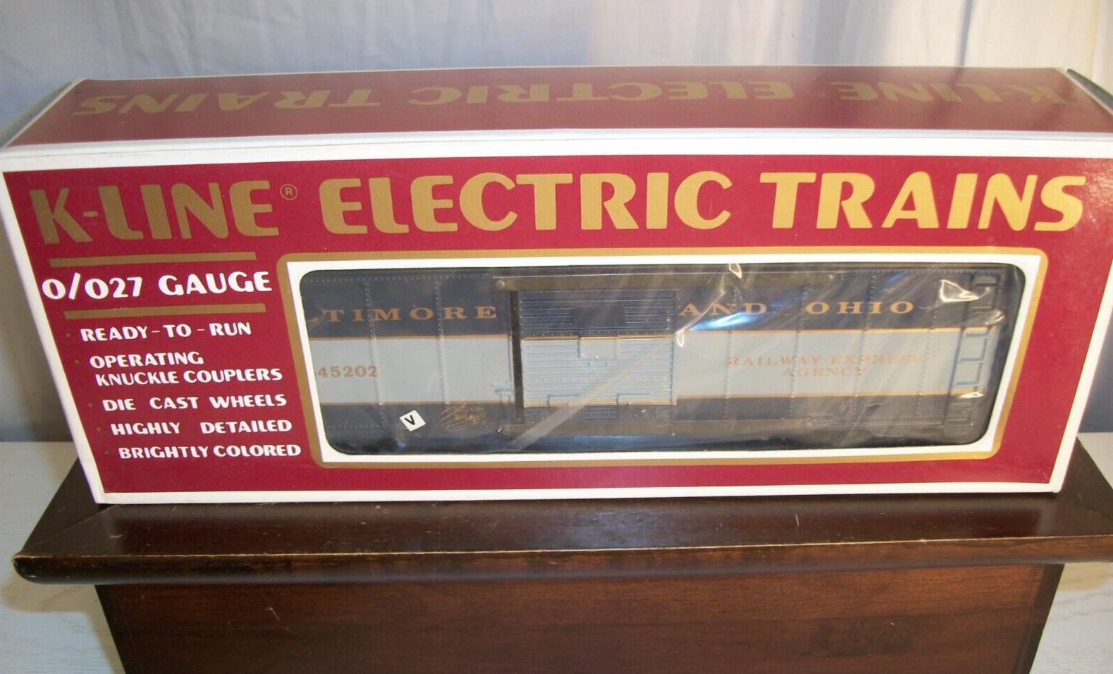 K-Line K10-645202 REA Box Car B & O Railroad NEW with BOX