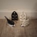 1950's Iron and Trivet Salt & Pepper Shakers