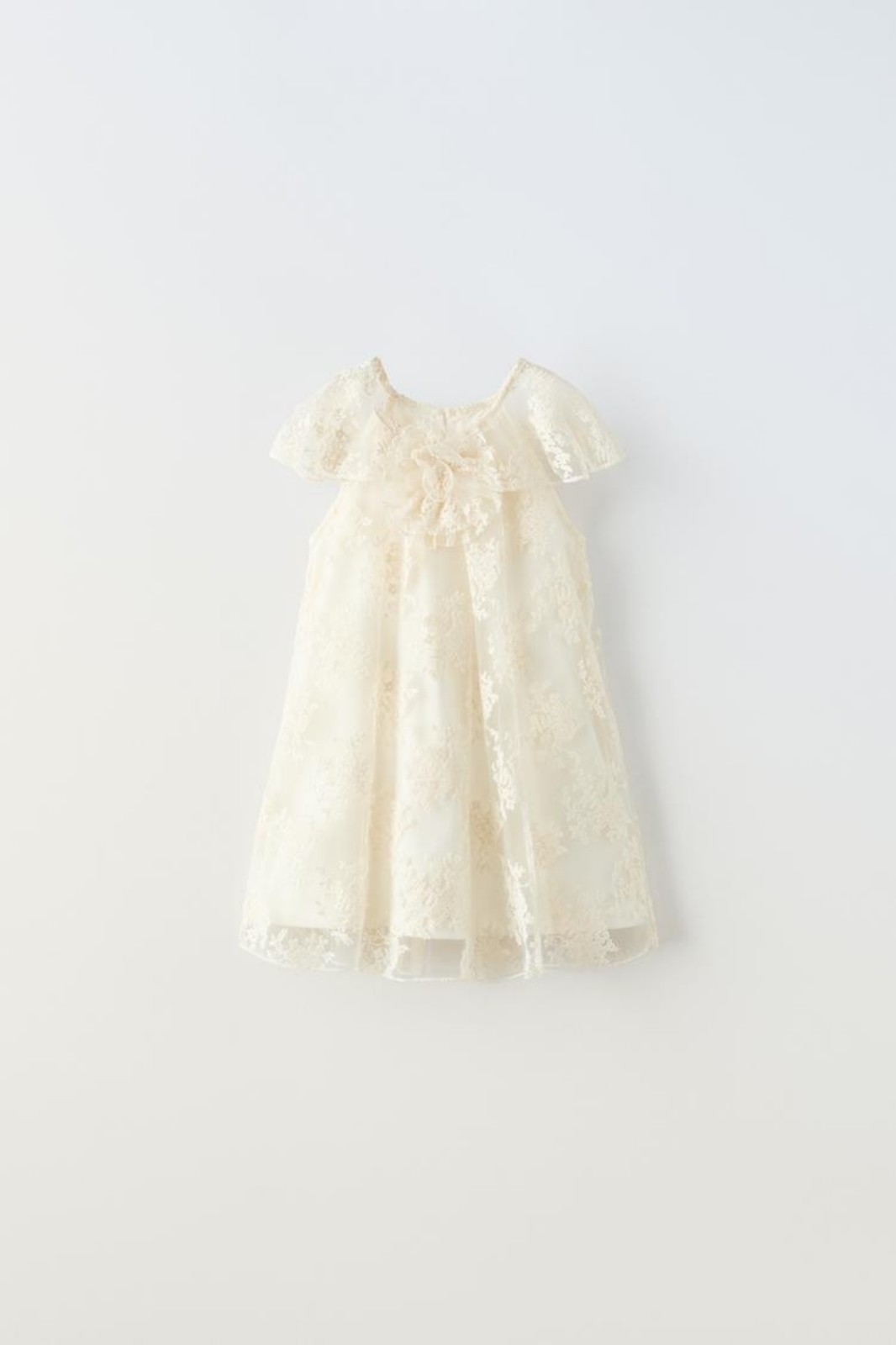 Zara kids girls EMBROIDERED DRESS. Size 4t