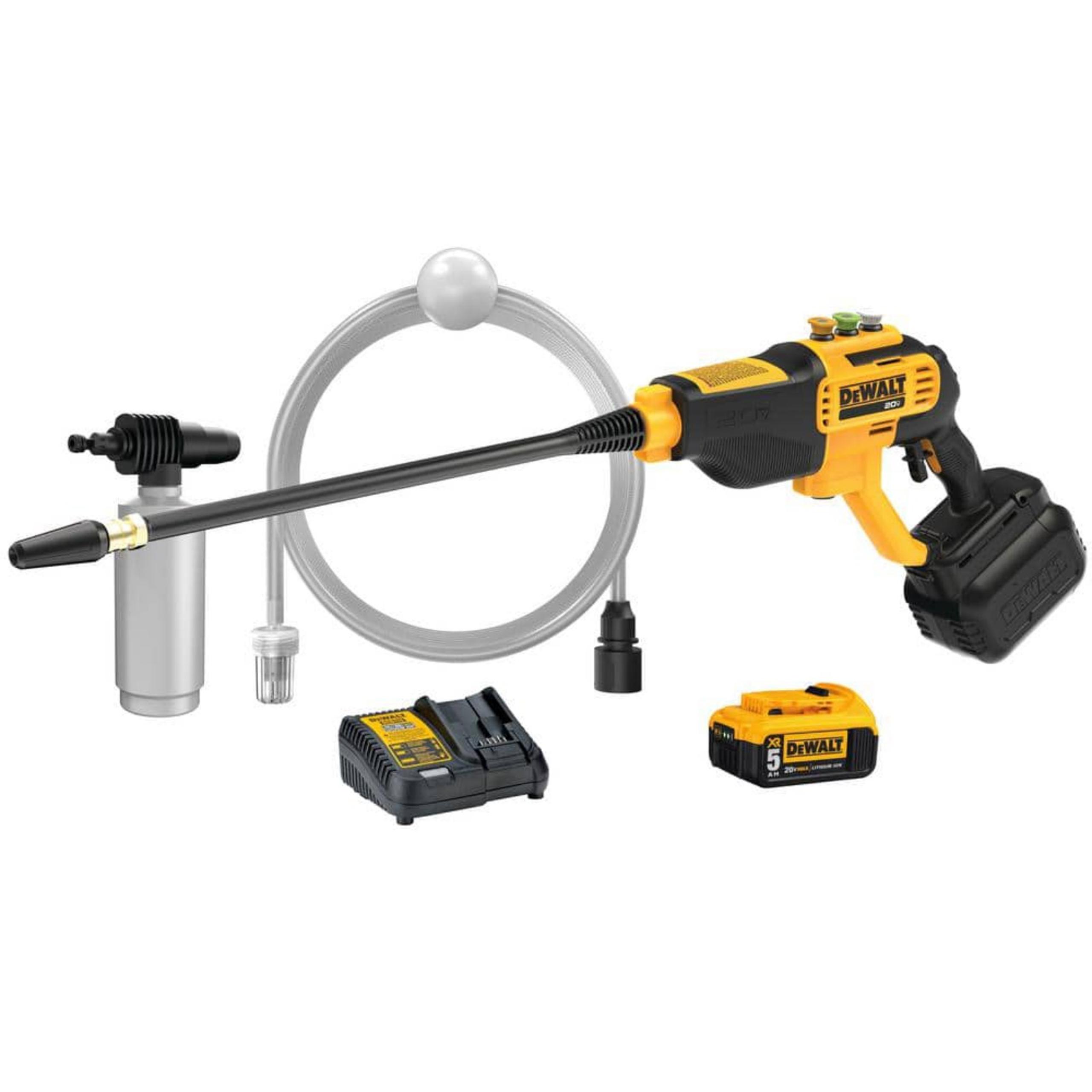 DEWALT 20V MAX 550 PSI 1.0 GPM Cold Water Cordless Battery Power Cleaner