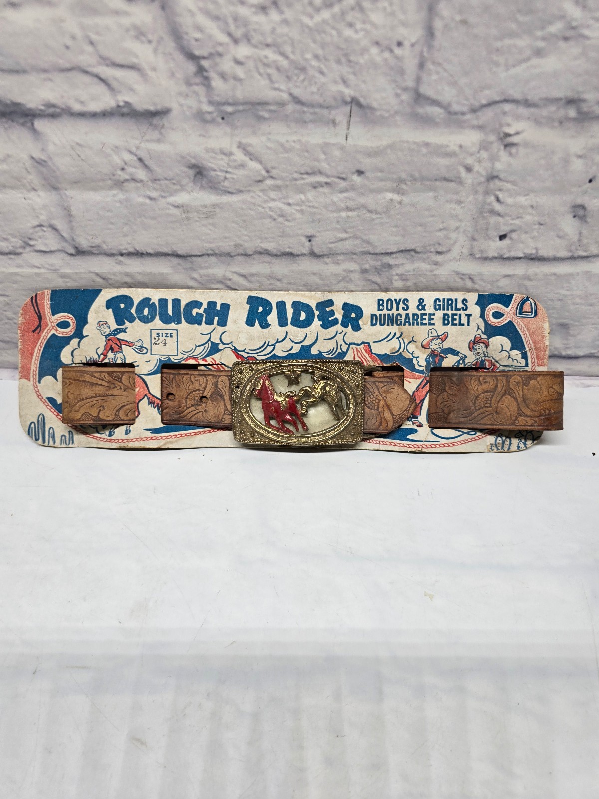 Hopalong Cassidy Rough Rider Boys & Girls Dungaree Belt Size 24