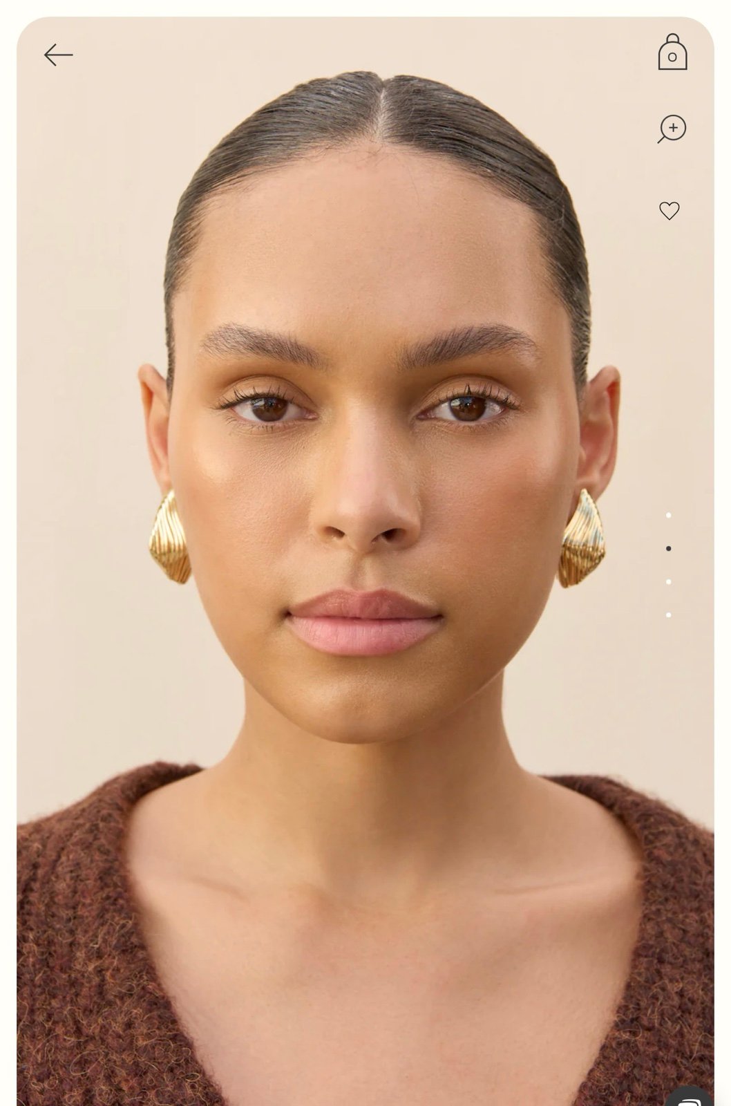 cult gia brand large earring