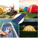 Self Inflating Camping Mattress with Pillow