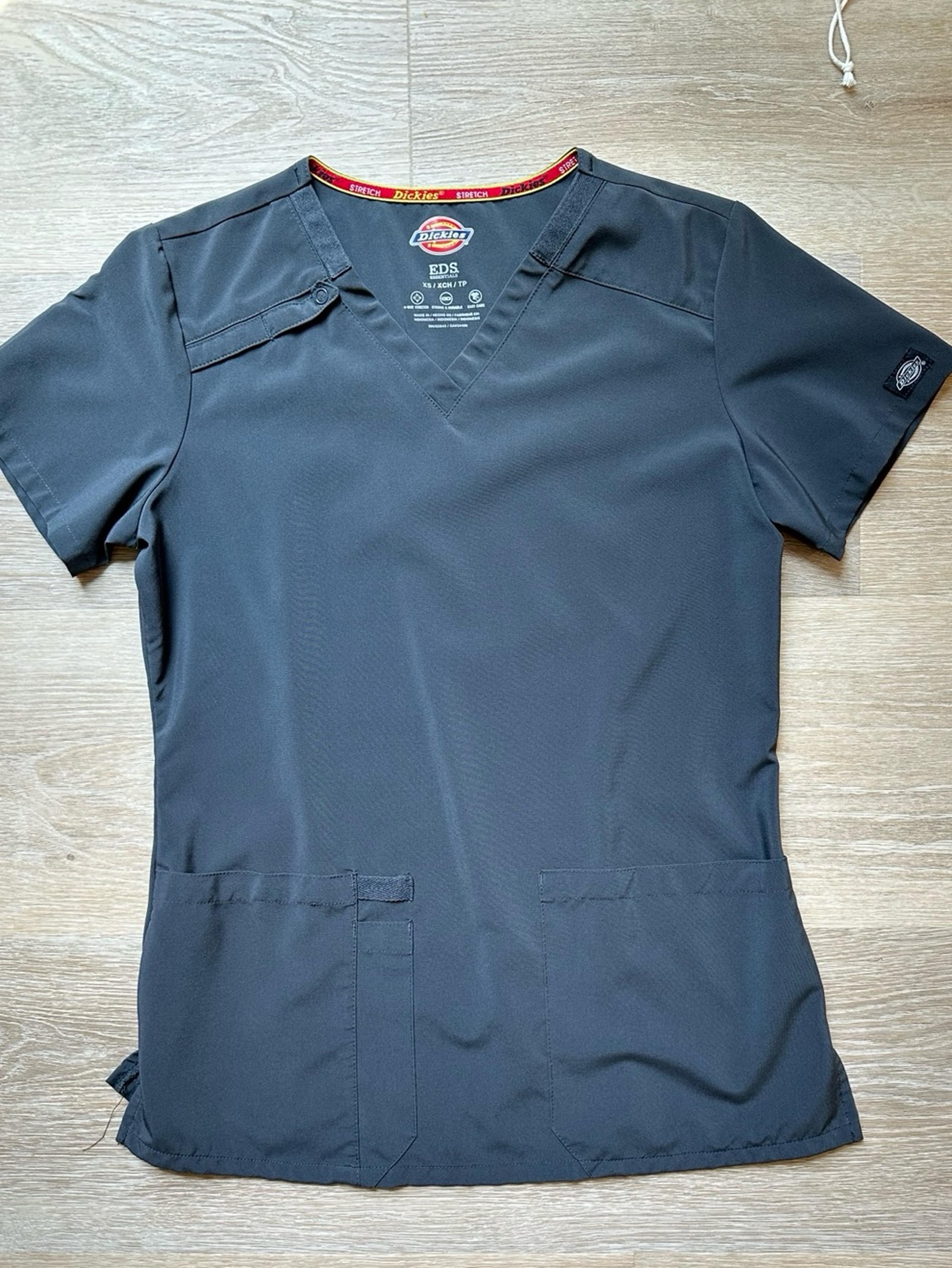 Dickies EDS Pewter Scrub Top XS