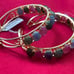 Natural Burmese Sapphire , Jade and African Ruby Bracelets