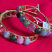 Natural Burmese Sapphire , Jade and African Ruby Bracelets