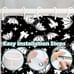 Halloween Ghost Shower Curtain - Spooky, Cute, and Fun Bathroom Décor!