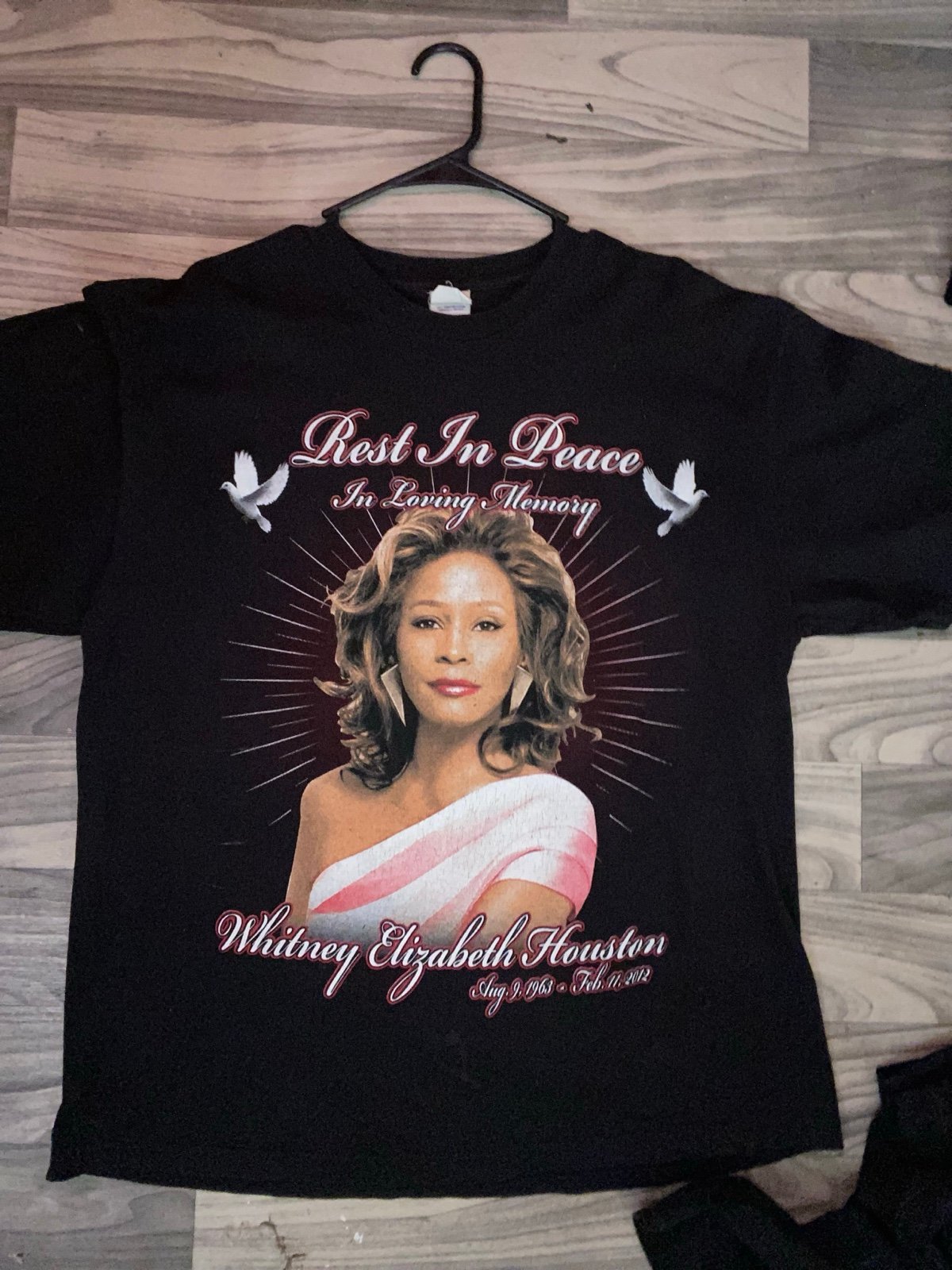 2012 Whitney Houston Memorial tee