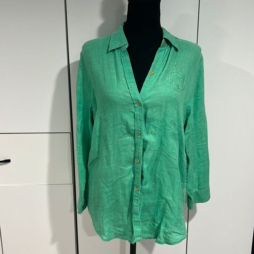 Ralph Lauren linen shirt . Size L