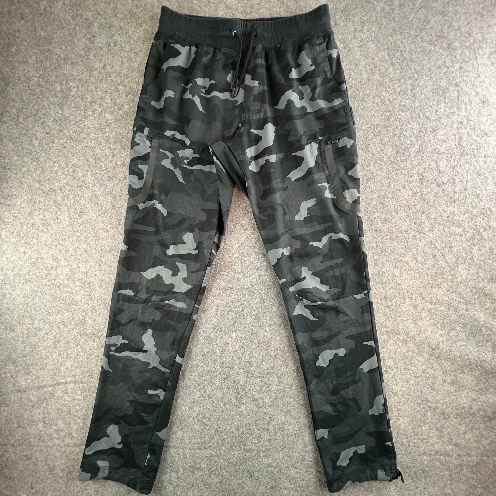 Under Armour Men Sportstyle Elite Cargo Pants 1364880 Black Camo Size Large