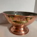 Vintage Copper Colander Strainer w/ Brass Handles Made in Portugal