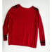 Tommy Hilfiger Cotton Sweater Top 0X Plus Size Red Black Buffalo-Plaid NEW