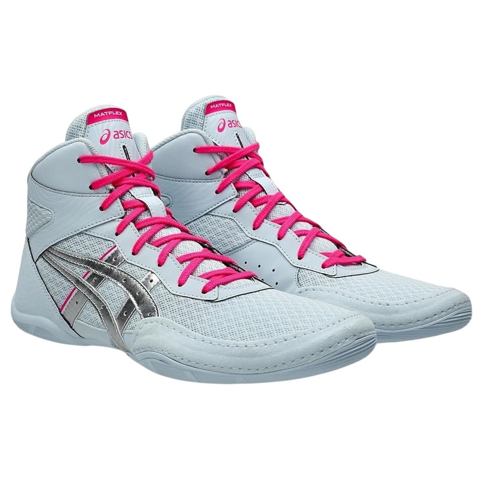 Asics Mens Matflex 7 Wrestling Shoes US 10.5M EU 43.5 Grey Silver Athletic NIB