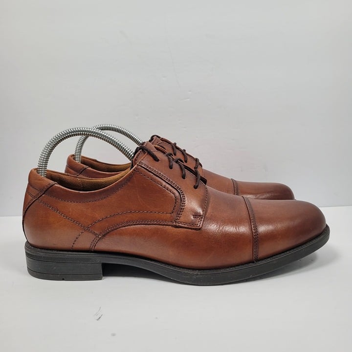 Florsheim Midtown Cap Toe Men's Brown Leather Oxford Shoes 12138-221 US Size 10D