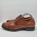 Florsheim Midtown Cap Toe Men's Brown Leather Oxford Shoes 12138-221 US Size 10D