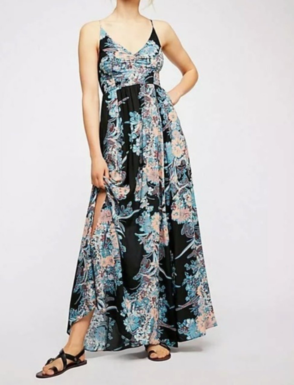Free People Through The Vine Maxi Dress Size M