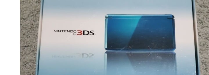 Nintendo 3ds CIB Aqua blue console