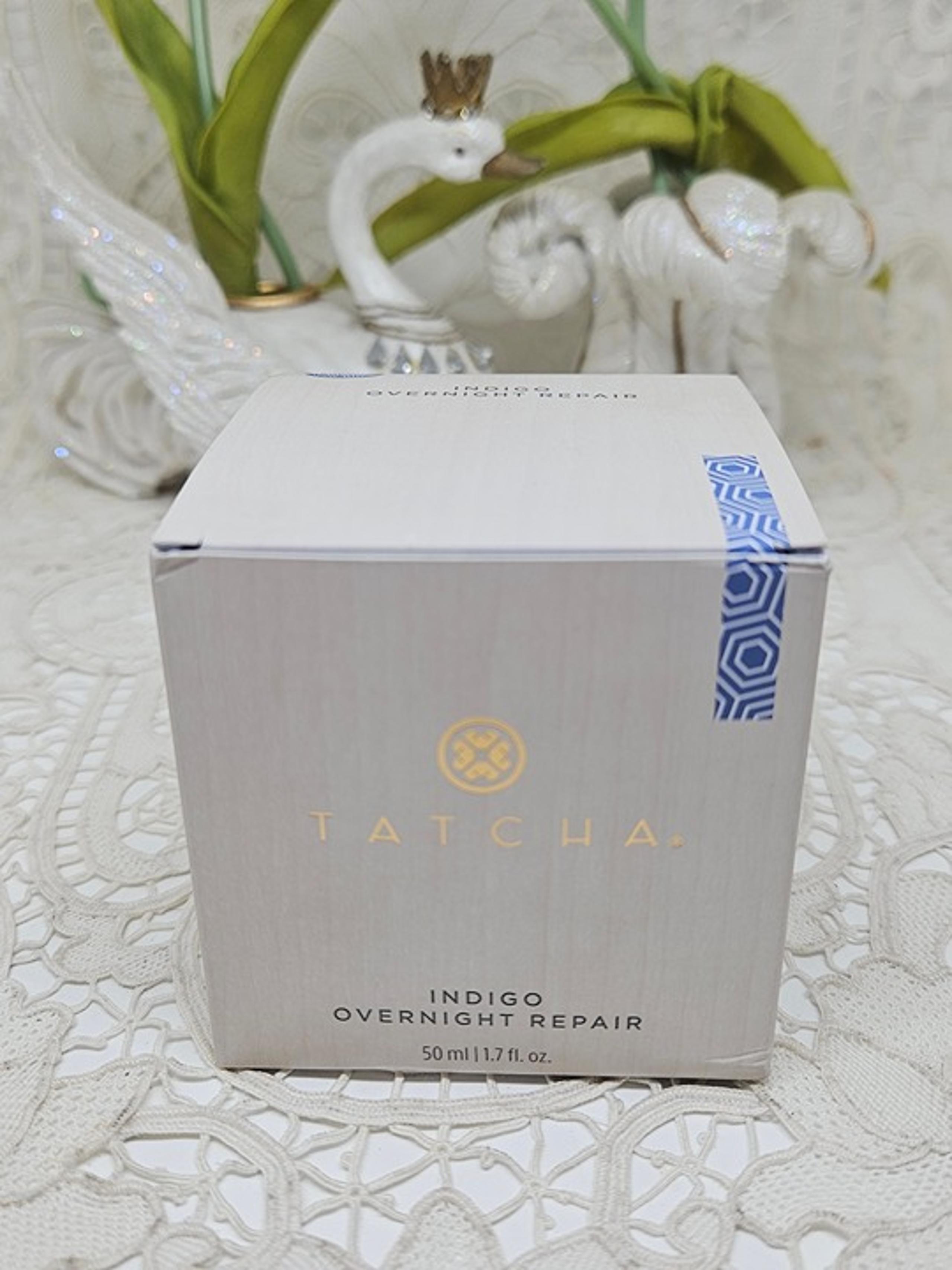 Indigo Overnight Repair Serum in Cream Treatment 1.7OZ/50ML NEW - Tatcha