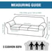 4 Pieces Thick Velvet Sofa Covers Couch Covers for 3 Cushion Couch