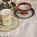 Limoges France and Germany cups and saucers