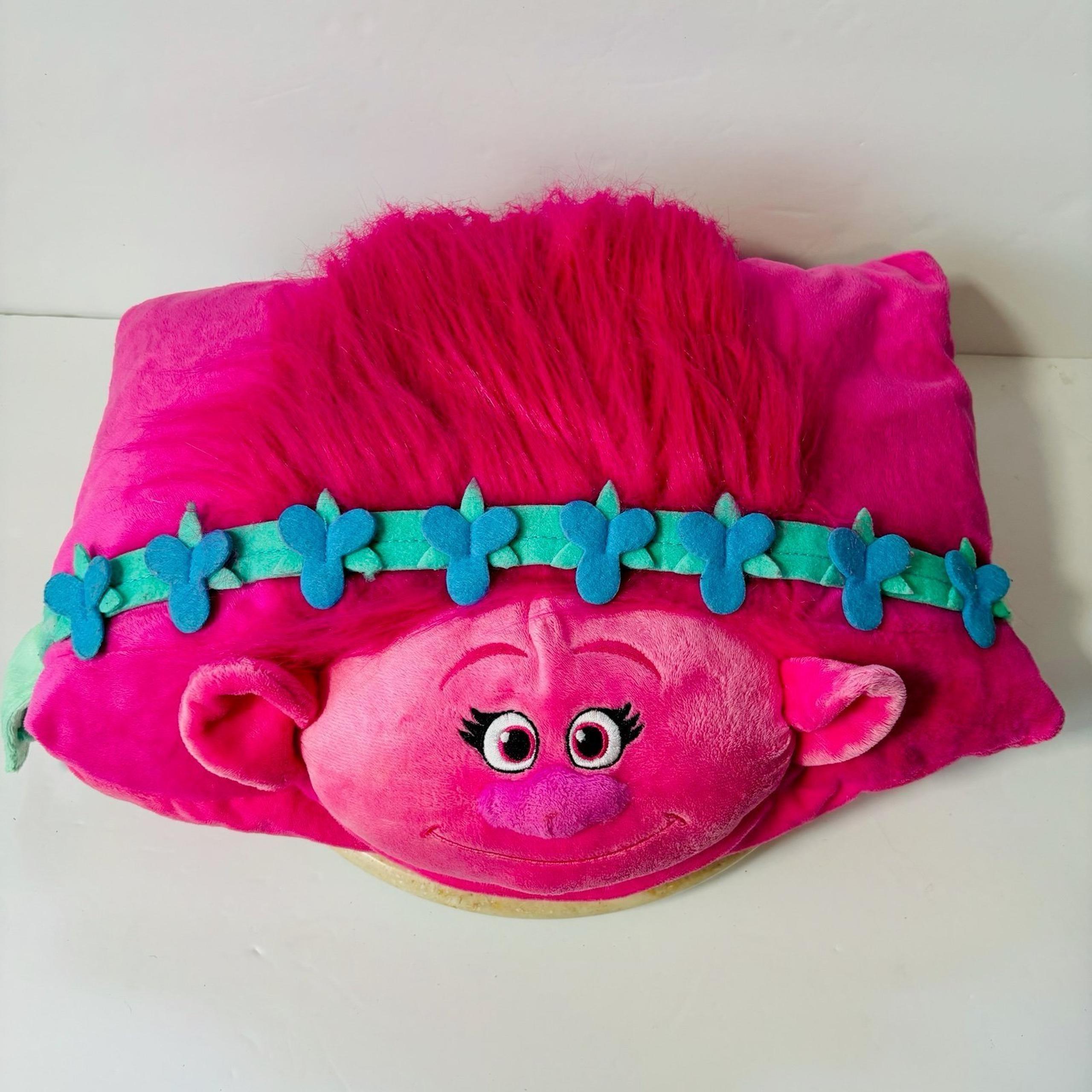 Pillow Pets Dreamworks Trolls Poppy Pillow 16” x 13” Licensed Stuffed Plush
