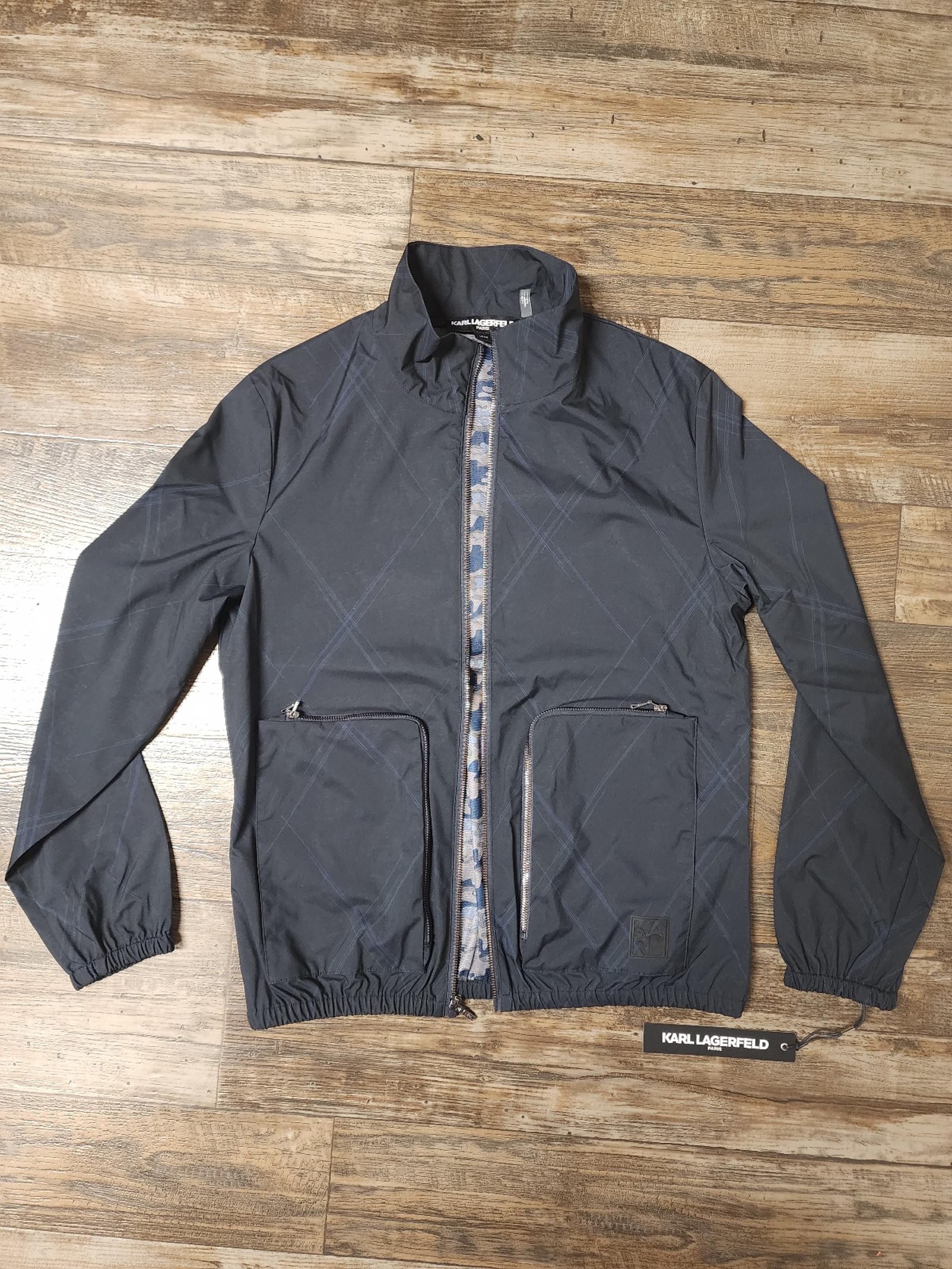 Karl Lagerfeld Mens light weight zipper Jacket