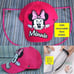 Minnie Baseball Cap, Masks, Bag Bundle