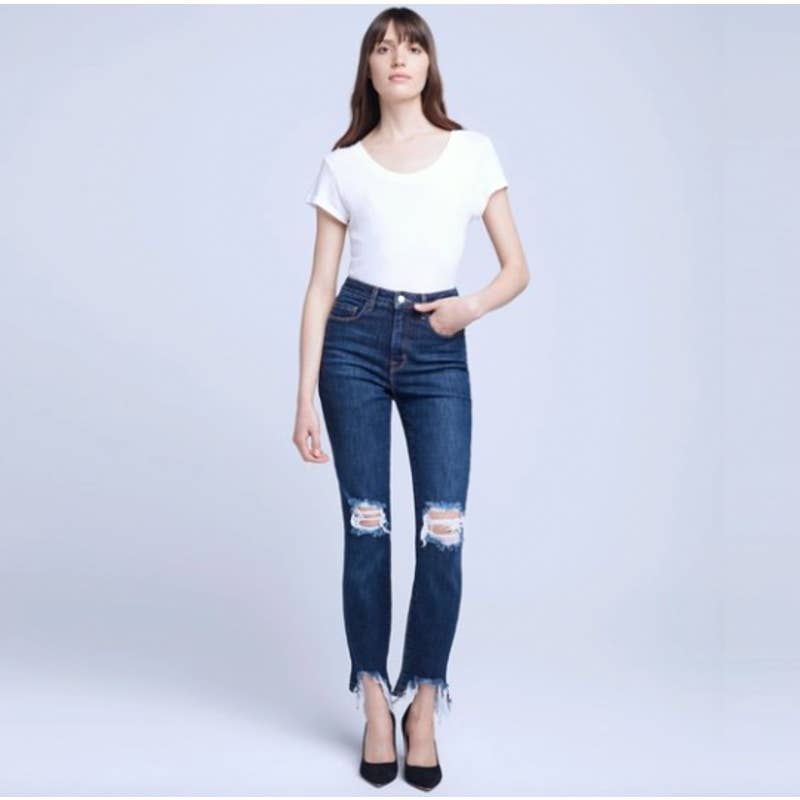 NEW L'Agence High Line Skinny High Rise Jeans in Monrovia Wash