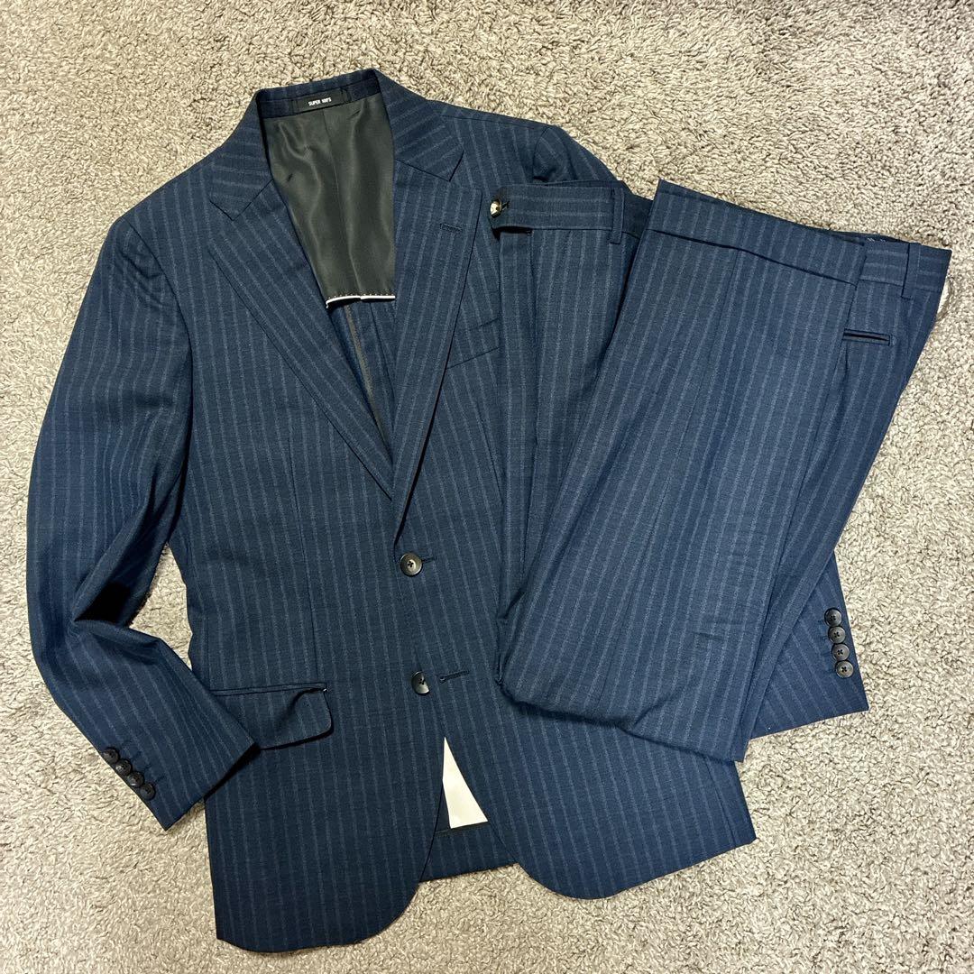 【Excellent Condition】Donato Vinci Suit Set, Navy Wool