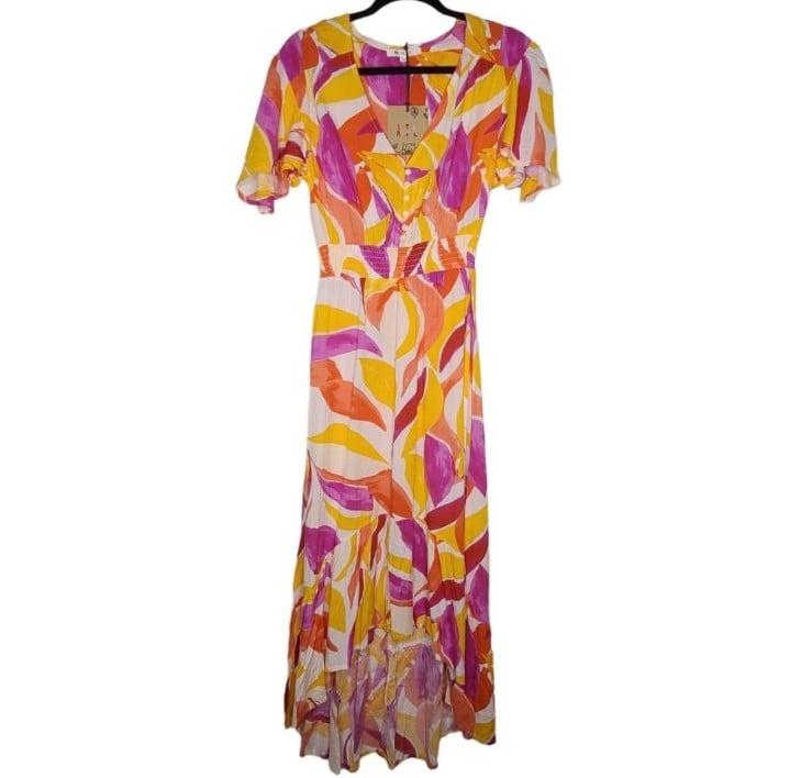 Abel The Label Swish High Low Dress ATL10013-37 Extra Small NWT