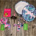 NEW Lilly Pulitzer Bangles Turtle Phone Ring Palm Ornament & Gift Box Set 5 Item