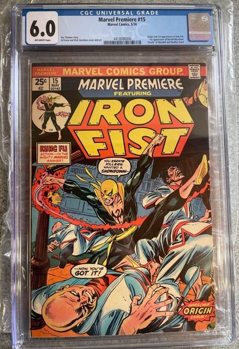 Marvel Premiere Special Edition 15 CGC 6.0 1974 1st Iron Fist