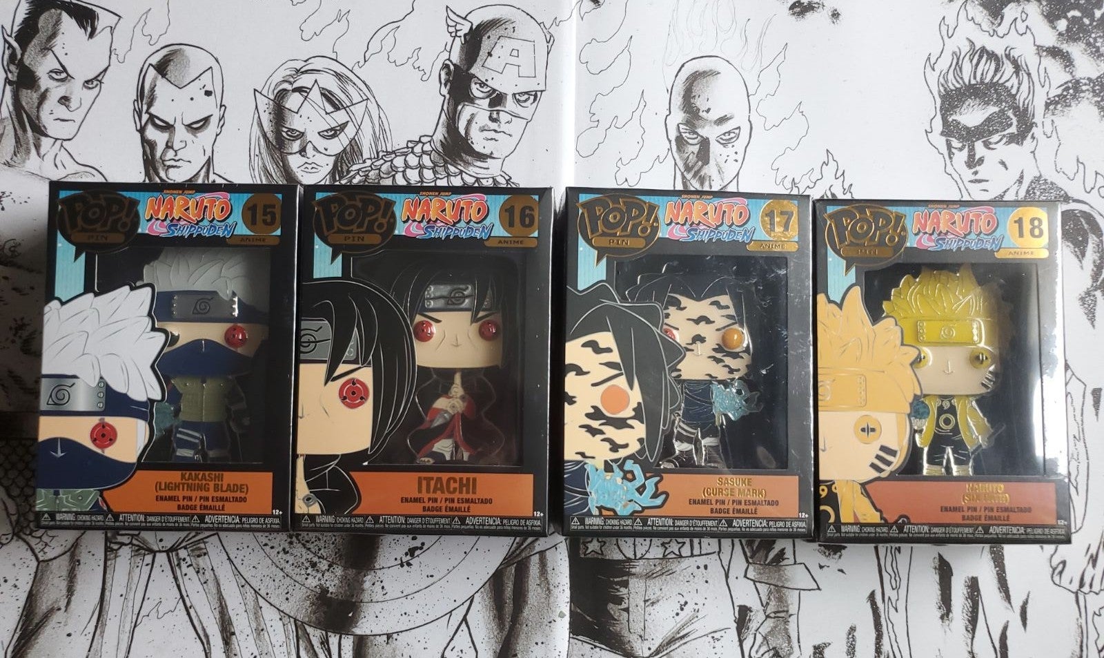 Funko Pop Pins! Naruto Shippuden