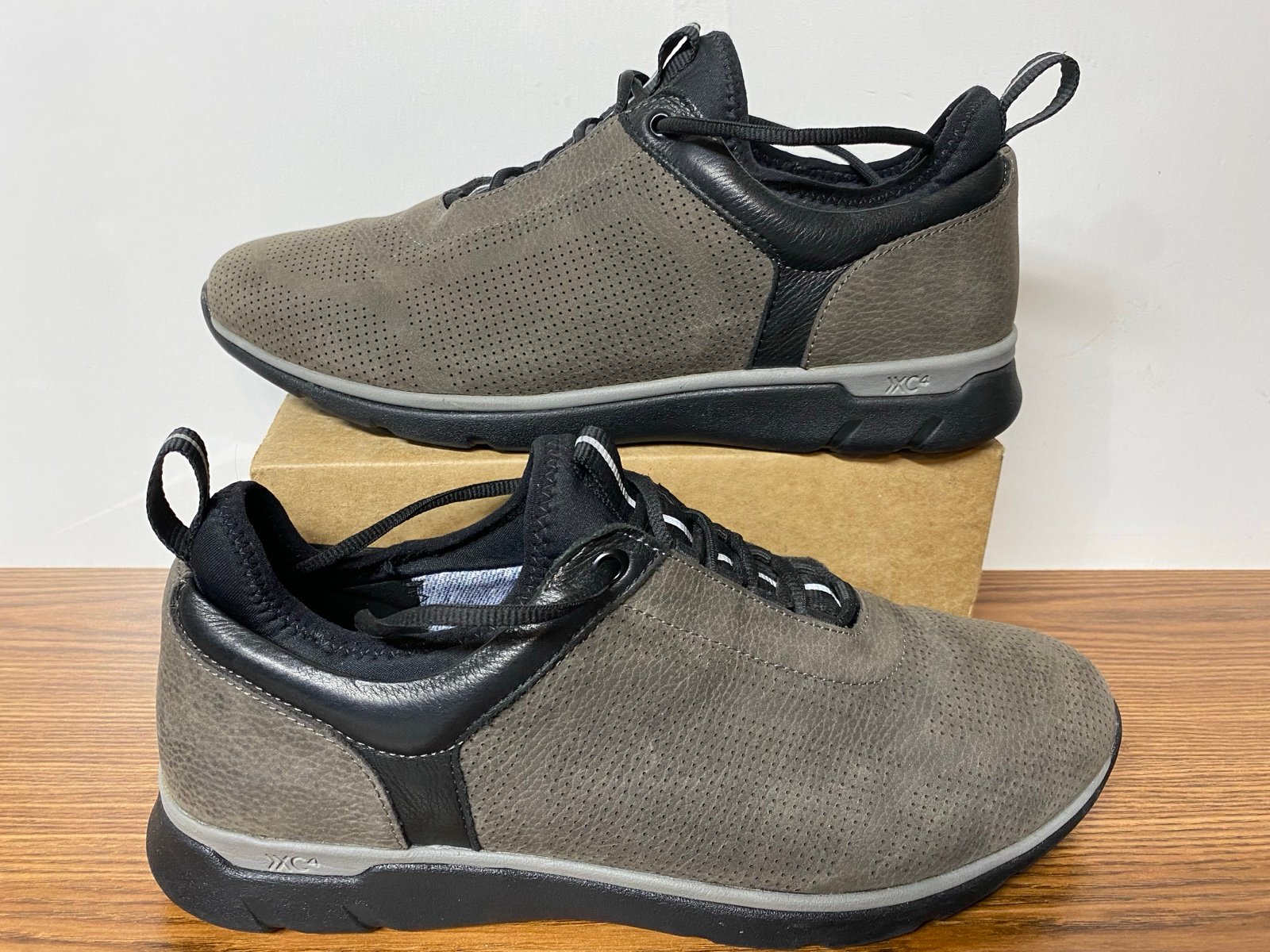 254069 MS50 XC4 PRENTISS MENS SHOES SIZE 11M CHARCOAL NUBUCK JOHNSTON & MURPHY