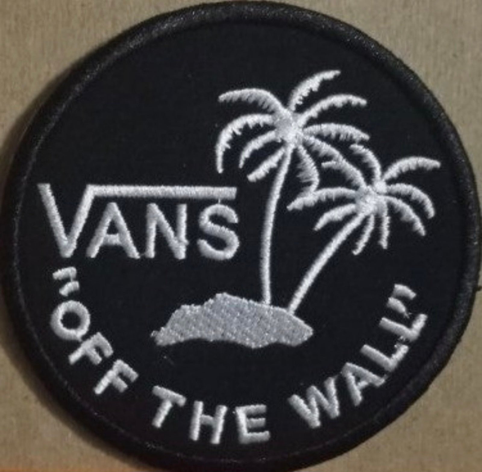 Vans Off The Wall embroidered Iron on patch 6 ct.